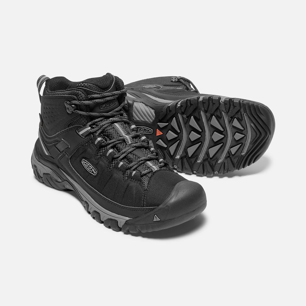 Cizme Keen Romania Barbati Negrii Targhee Exp Waterproof Mid 9782-ARQOF